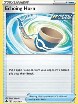 Echoing Horn (136/198) [Sword & Shield: Chilling Reign]