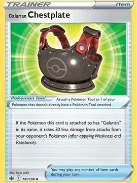 Galarian Chestplate (141/198) [Sword & Shield: Chilling Reign]