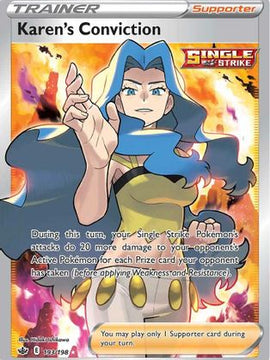 Karen's Conviction (193/198) [Sword & Shield: Chilling Reign]
