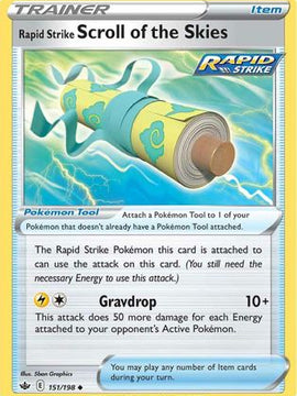 Rapid Strike Scroll of the Skies (151/198) [Sword & Shield: Chilling Reign]