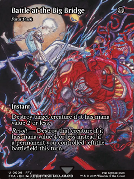 Fatal Push (FCA-009) - FINAL FANTASY: Through the Ages / Battle at the Big Bridge (Borderless) Foil