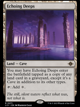 Echoing Deeps (LCI-271) - The Lost Caverns of Ixalan Foil