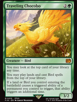 Traveling Chocobo (FIN-210) - FINAL FANTASY Foil