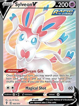 Sylveon V (183/203) [Sword & Shield: Evolving Skies]