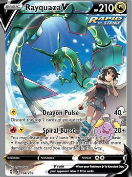 Rayquaza V (194/203) [Sword & Shield: Evolving Skies]
