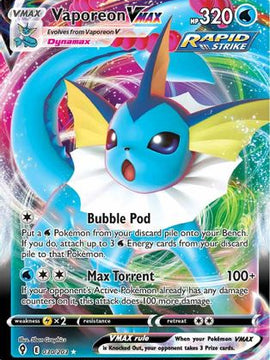 Vaporeon VMAX (030/203) [Sword & Shield: Evolving Skies]