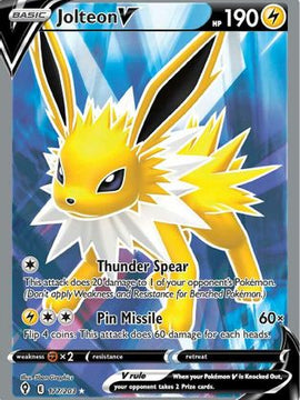 Jolteon V (177/203) [Sword & Shield: Evolving Skies]
