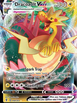 Dracozolt VMAX (059/203) [Sword & Shield: Evolving Skies]