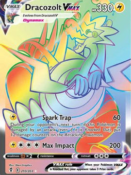 Dracozolt VMAX (210) [Evolving Skies] Holofoil