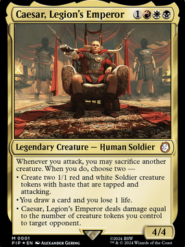 Caesar, Legion's Emperor (PIP-001) - Fallout Foil