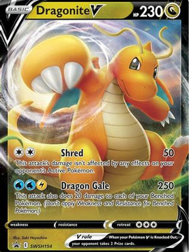 Dragonite V (SWSH154) [Sword & Shield: Black Star Promos]