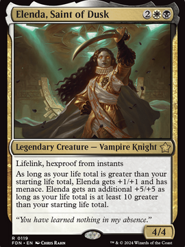 Elenda, Saint of Dusk (FDN-119) - Foundations Foil