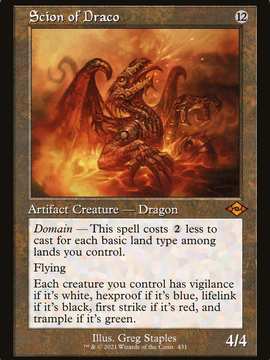 Scion of Draco (MH2-431) - Modern Horizons 2 Foil