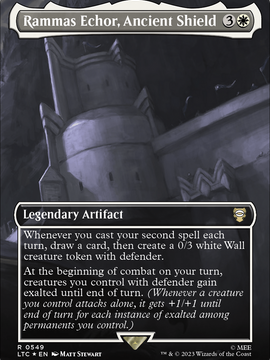 Rammas Echor, Ancient Shield (LTC-549) - Tales of Middle-earth Commander (Borderless) Foil