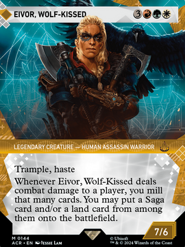 Eivor, Wolf-Kissed (ACR-144) - Assassin's Creed: (Showcase) (Borderless) Foil