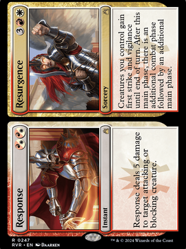 Response // Resurgence (RVR-247) - Ravnica Remastered Foil