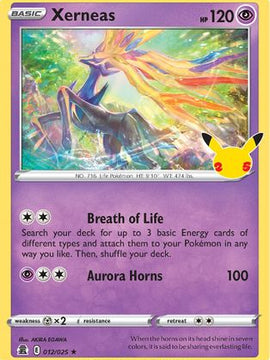 Xerneas (012/025) [Celebrations: 25th Anniversary]