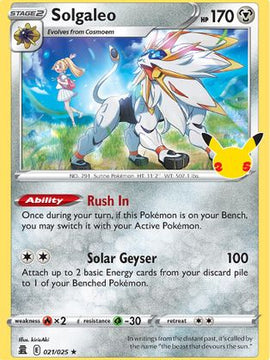 Solgaleo (021/025) [Celebrations: 25th Anniversary]