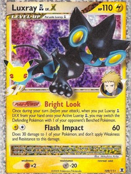 Luxray GL LV.X (109/111) [Celebrations: 25th Anniversary - Classic Collection]