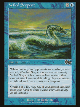 Veiled Serpent (USG-110) - Urza's Saga
