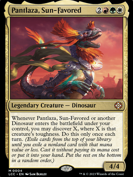 Pantlaza, Sun-Favored (LCC-004) - The Lost Caverns of Ixalan Commander Foil