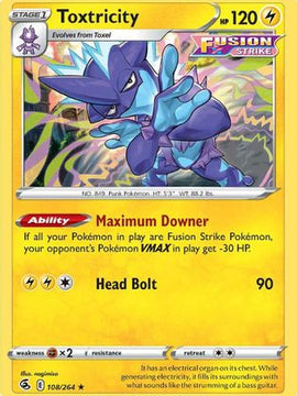 Toxtricity (108/264) [Sword & Shield: Fusion Strike]