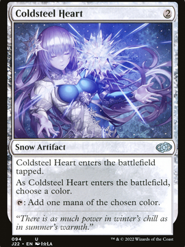 Coldsteel Heart (J22-094) - Jumpstart 2022: (snow)