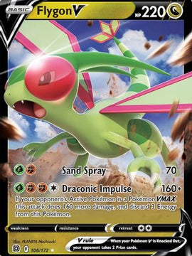 Flygon V (106/172) [Sword & Shield: Brilliant Stars]