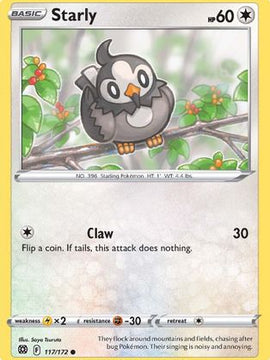 Starly (117/172) [Sword & Shield: Brilliant Stars]