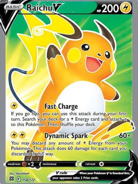 Raichu V (158/172) [Sword & Shield: Brilliant Stars]