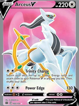 Arceus V (165) [Brilliant Stars] Holofoil