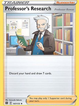 Professor's Research (147/172) (Theme Deck Exclusive) [Sword & Shield: Brilliant Stars]