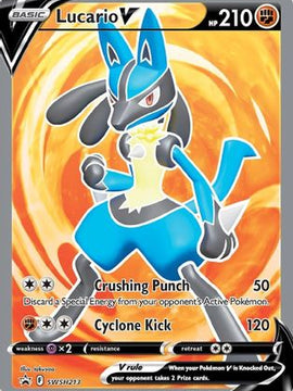 Lucario V (SWSH213) [Sword & Shield: Black Star Promos]