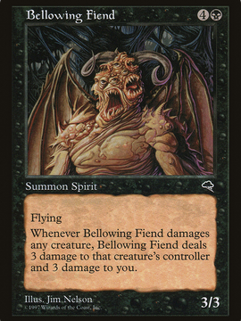 Bellowing Fiend (TMP-108) - Tempest