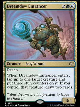 Dreamdew Entrancer (BLB-211) - Bloomburrow Foil