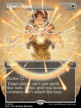 Orim's Chant (MH3-323) - Modern Horizons 3 (Borderless) Foil