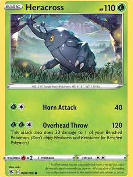 Heracross (008/189) [Sword & Shield: Astral Radiance]