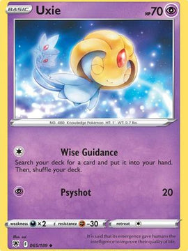 Uxie (065/189) [Sword & Shield: Astral Radiance]