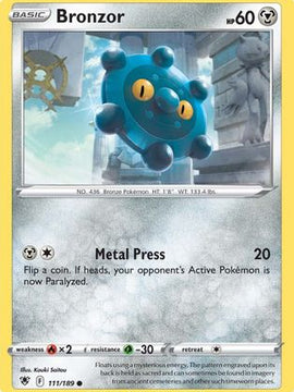 Bronzor (111/189) [Sword & Shield: Astral Radiance]