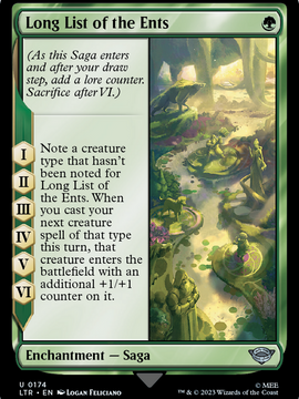 Long List of the Ents (LTR-174) - The Lord of the Rings: Tales of Middle-earth