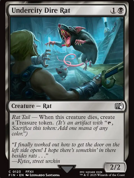 Undercity Dire Rat (FIN-123) - FINAL FANTASY