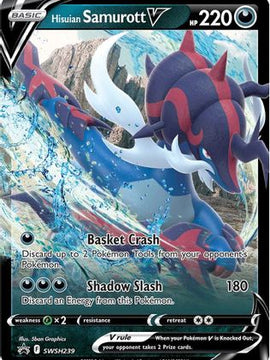 Hisuian Samurott V (SWSH239) [Sword & Shield: Black Star Promos]
