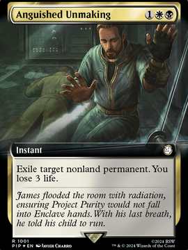 Anguished Unmaking (PIP-1001) - Fallout: (Extended Art) Foil