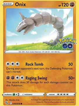 Onix (036/078) [Pokémon GO]