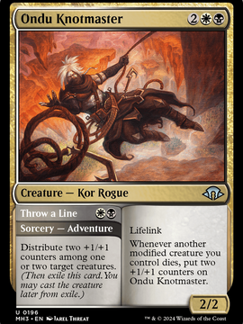 Ondu Knotmaster // Throw a Line (MH3-196) - Modern Horizons 3 Foil