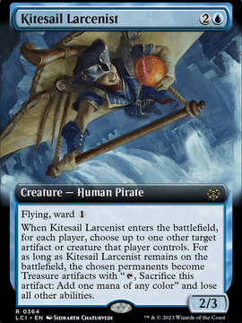 Kitesail Larcenist (LCI-364) - The Lost Caverns of Ixalan: (Extended Art) Foil