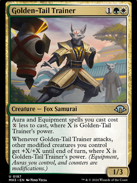 Golden-Tail Trainer (MH3-187) - Modern Horizons 3