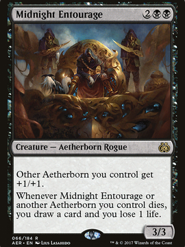 Midnight Entourage (AER-066) - Aether Revolt