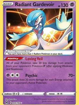 Radiant Gardevoir (069/196) [Sword & Shield: Lost Origin]