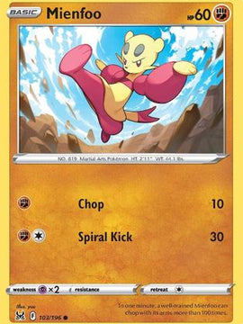 Mienfoo (103/196) [Sword & Shield: Lost Origin]